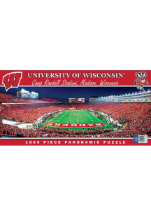 Wisconsin Badgers End View Panoramic 1000 pc Puzzle