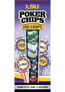 LSU Tigers Poker Chips 100 pc Game