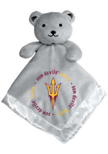 Arizona State Sun Devils Security Bear Gray Baby Blanket
