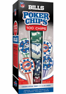 Buffalo Bills Poker Chips 100pc Game