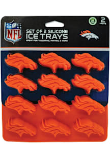 Denver Broncos 2 Pack Silicone Ice Cube Tray