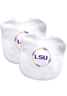 LSU Tigers 2pk Logo Baby Bib