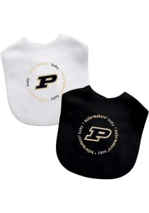 2 Pack Purdue Boilermakers Baby Bib - Black