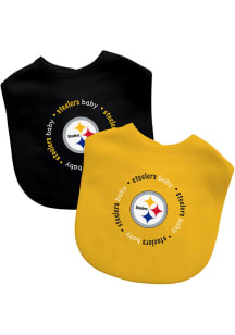 Pittsburgh Steelers 2 Pack Baby Bib