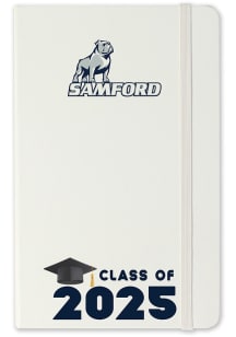 Samford University Bulldogs Class of 25 team logo Notebook and Folder - White