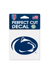 Penn State Nittany Lions Navy Blue  4x4 Perfect Cut Decal