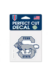 Penn State 4" x 4" Logo Truck Car Auto Window Die Cut Auto Decal New Team White