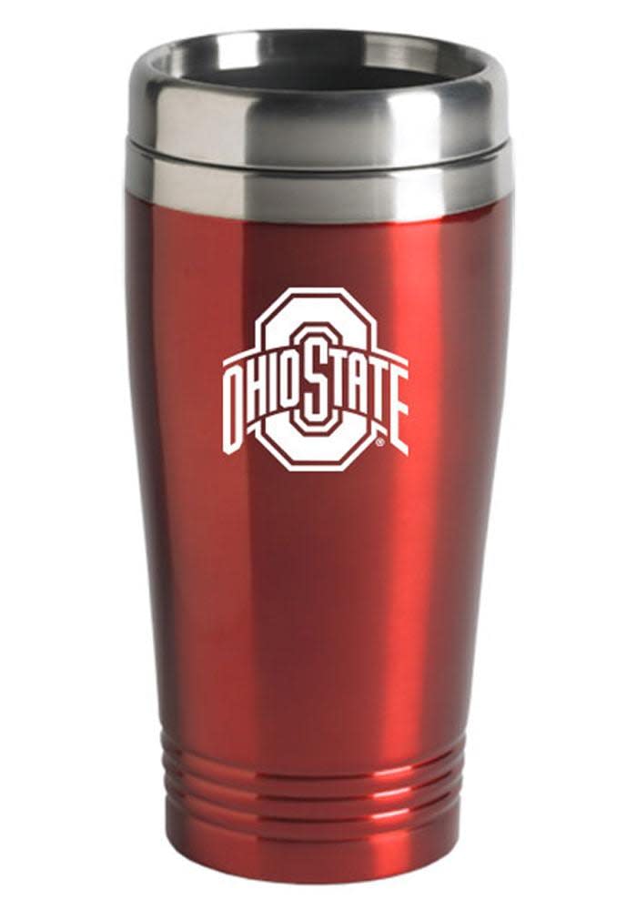 Ohio State Buckeyes 16 oz. Stainless Steel Travel Mug