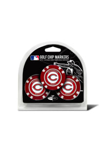 Cincinnati Reds 3pk Poker Chip Golf Ball Marker