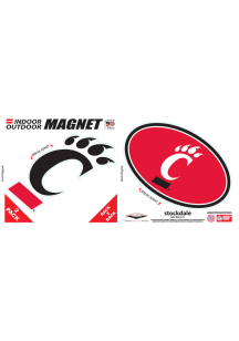 Cincinnati Bearcats 6x6 2pk Car Magnet - Red