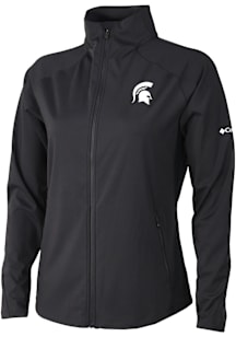 Columbia Michigan State Spartans Womens Black Fairway Friends Light Weight Jacket