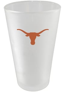 Texas Longhorns 16oz Frosted Pint Glass - White
