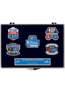 Oklahoma City Thunder Souvenir 2025 NBA Finals Champions 5 Piece Set Pin - Blue