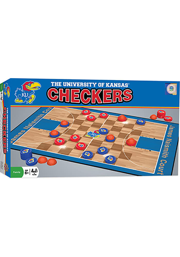 Kansas Jayhawks Checkers Game