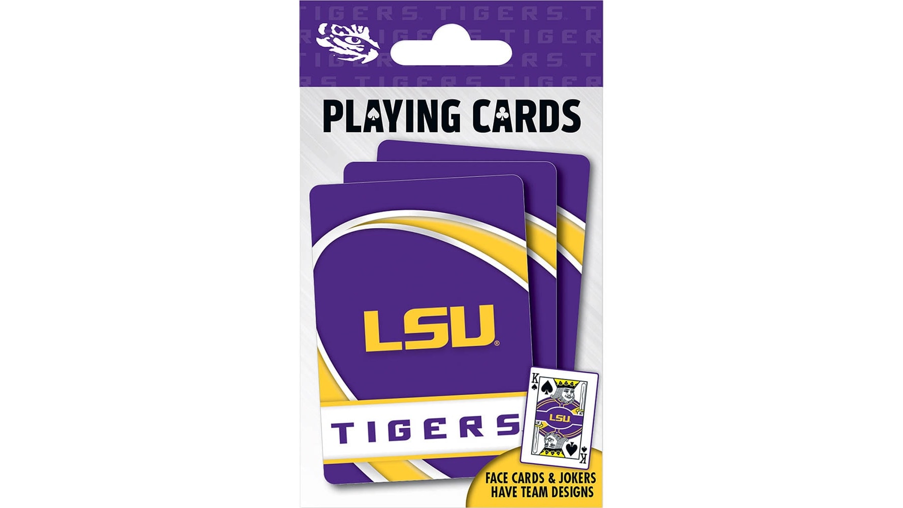 LSU Tigers Plastic Badge Holder