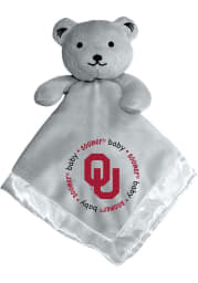 Oklahoma Sooners Gray Baby Blanket