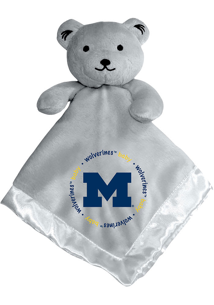 Michigan Wolverines Gray Baby Blanket
