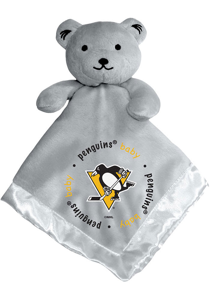 Pittsburgh Penguins Gray Baby Blanket
