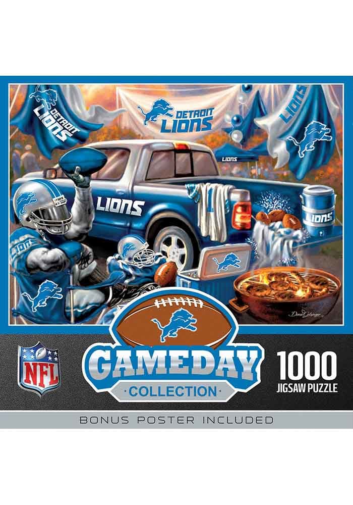 Detroit Lions Stadium Panoramic Puzzle 1000 Pieces