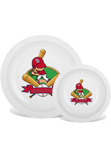 St Louis Cardinals Plate and Bowl Baby Gift Set