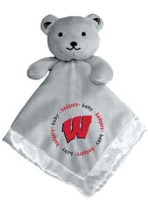 Security Bear Wisconsin Badgers Baby Blanket - Red