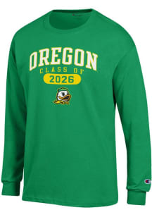 Mens Oregon Ducks Green Champion Class of 2026 Jersey Tee