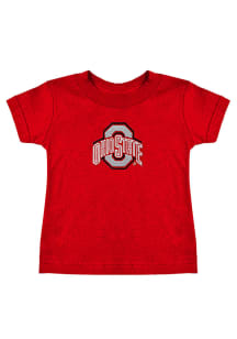 Infant Red Ohio State Buckeyes Logo Short Sleeve T-Shirt