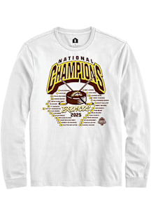 Rally  Western Michigan Broncos White Rally NIL 2025 National Champions Full Roster Long Sleeve Pl..