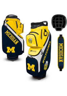 Navy Blue Michigan Wolverines Vault Cart Golf Bag