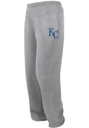 Majestic Kansas City Royals Mens Grey Cap Logo Sweatpant Sweatpants