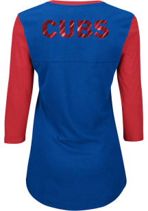 Majestic Chicago Cubs Womens Blue Above Average Long Sleeve T-Shirt