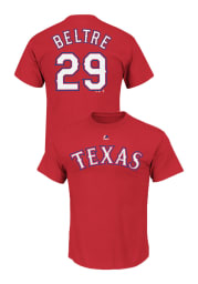 Adrian Beltre Texas Rangers Red Name and Number Short Sleeve Player T Shirt