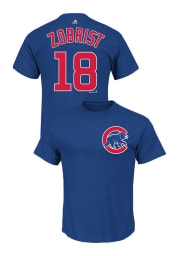 Ben Zobrist Chicago Cubs Blue Name and Number Short Sleeve Player T Shirt