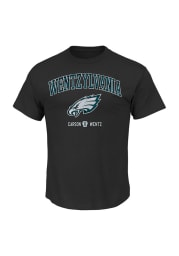 Carson Wentz Philadelphia Eagles Black Wentzylvania Short Sleeve Player T Shirt