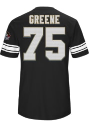 Joe Greene Pittsburgh Steelers Black Hashmark Short Sleeve Fashion Player T Shirt