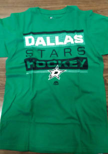 Majestic Dallas Stars Green Poke Check Short Sleeve T Shirt