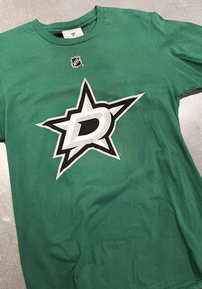 Majestic Dallas Stars Green Tek Patch Short Sleeve T Shirt