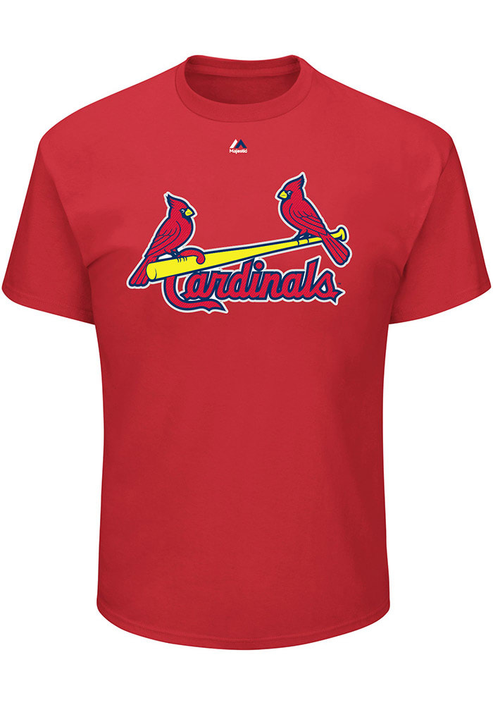 Majestic St Louis Cardinals Grey Just Getting Started Short Sleeve T Shirt