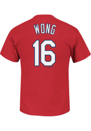 Kolten Wong St Louis Cardinals Red Name and Number Short Sleeve Player T Shirt