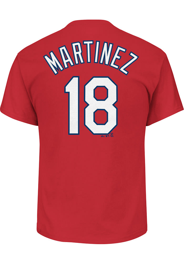 Carlos Martinez St Louis Cardinals Red Name and Number Short Sleeve Player T Shirt