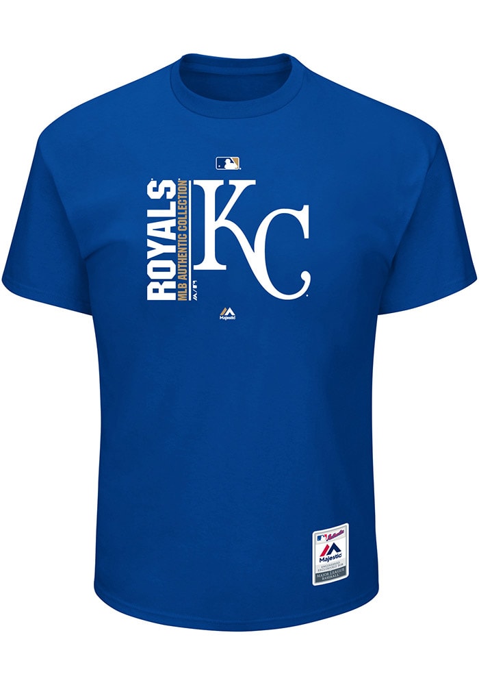 Majestic Kansas City Royals Blue Team Icon Short Sleeve T Shirt