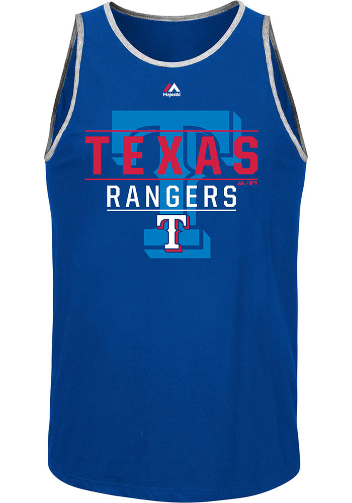 Nike Texas Rangers Grey Coop Wordmark Short Sleeve T Shirt