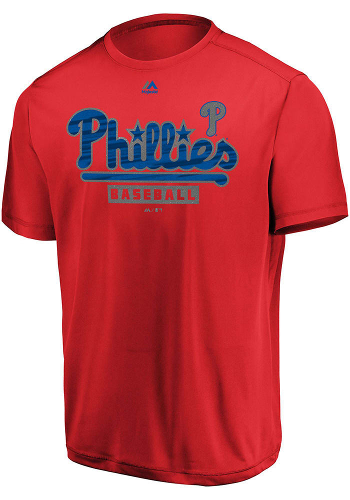 Majestic Philadelphia Phillies Red Official Fandom Short Sleeve T Shirt