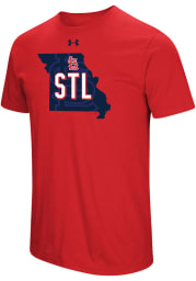 Under Armour St Louis Cardinals Red Passion State Short Sleeve T Shirt