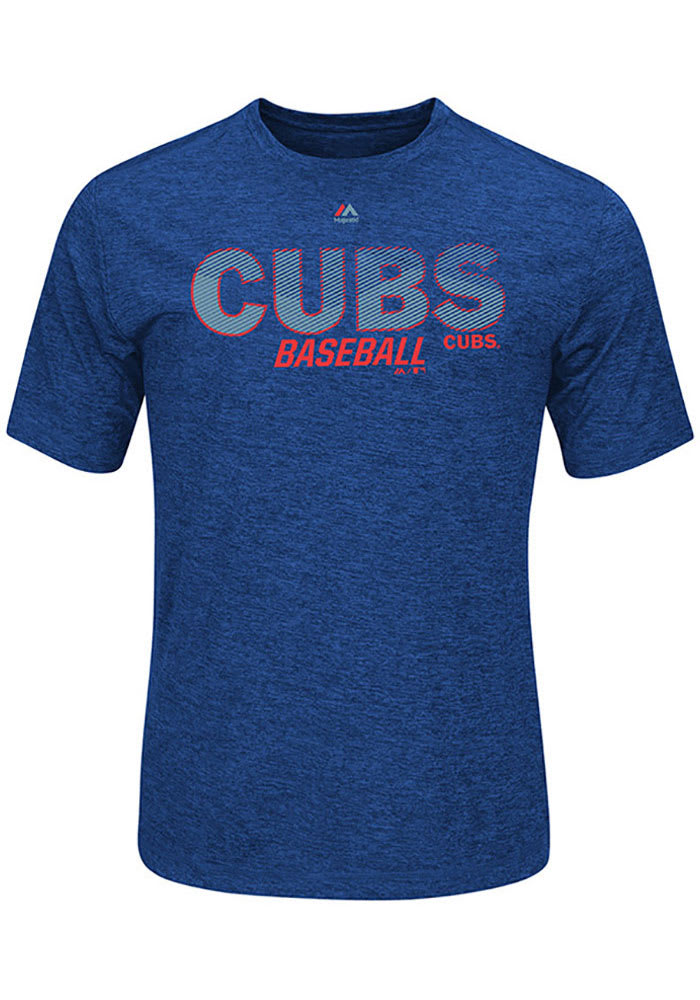 Under Armour Chicago Cubs Blue Passion State Short Sleeve T Shirt