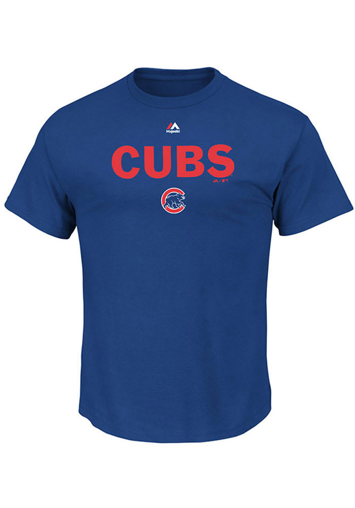 Majestic Chicago Cubs Blue Series Sweep Short Sleeve T Shirt