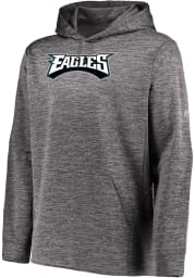 Majestic Philadelphia Eagles Mens Grey Ultra-Streak Hood