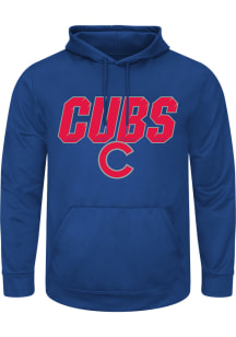 Majestic Chicago Cubs Mens Blue High Energy Hood