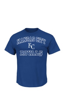 Majestic Kansas City Royals Blue Heart and Soul Short Sleeve T Shirt