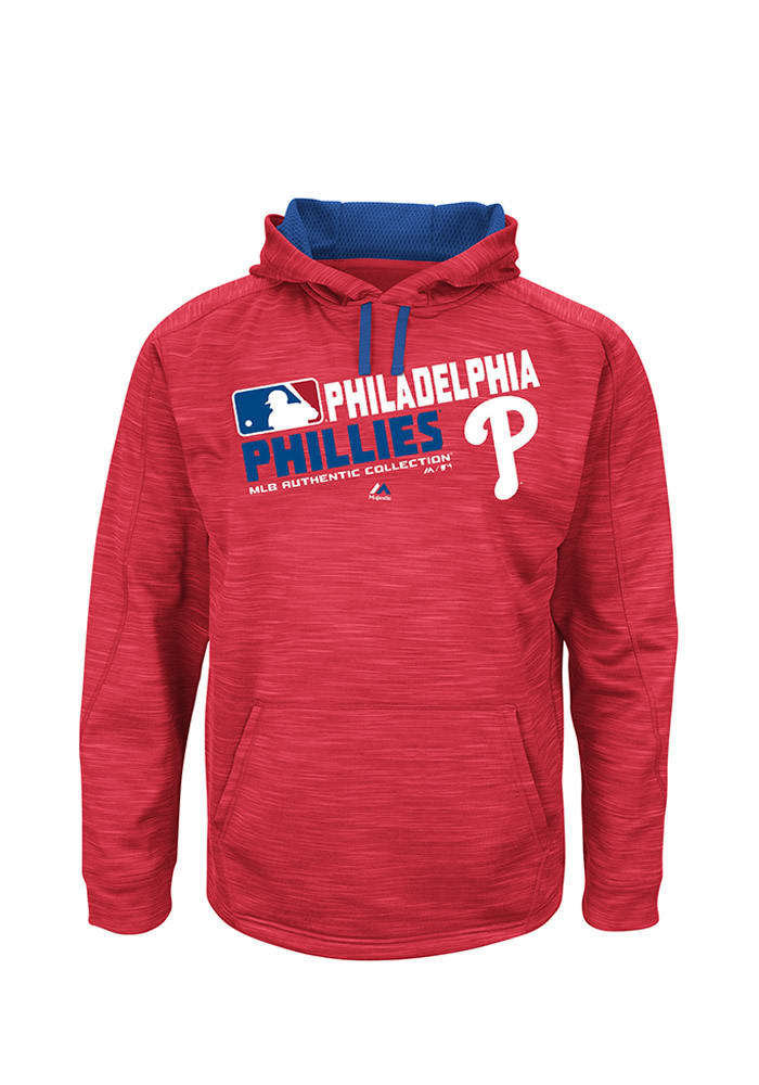 Philadelphia Phillies Mens Red Hood